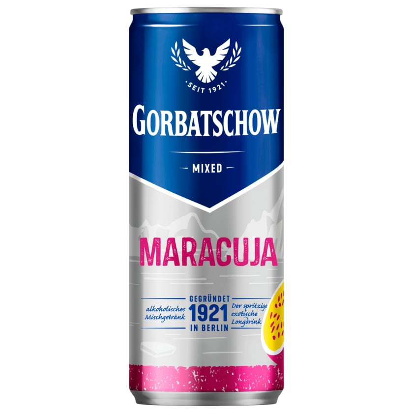 Gorbatschow Mixed Maracuja 0,33l